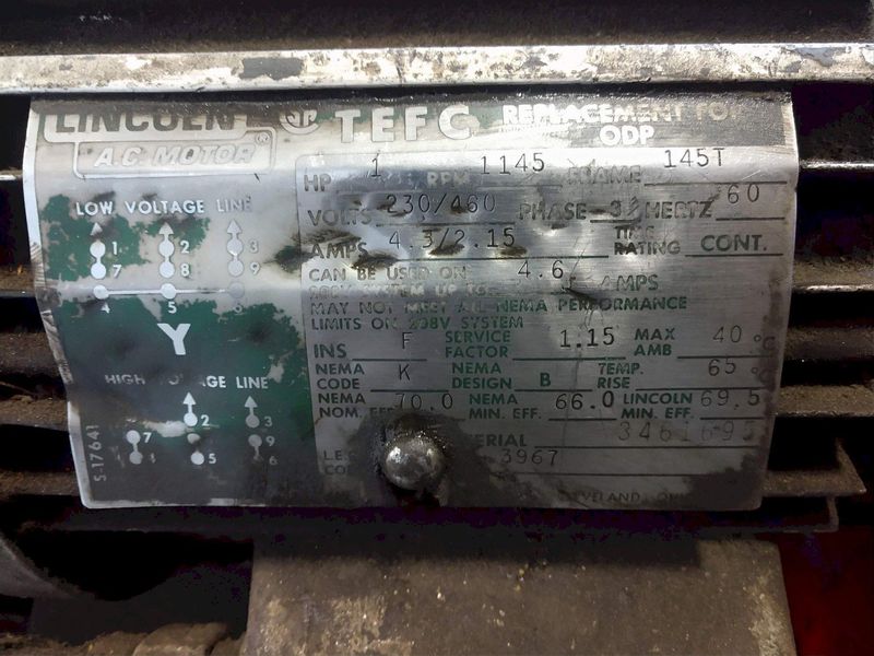 2" X 10' LEMONT MODEL 54557M DOUBLE END TUBE DE-DIMPLER: STOCK #11894