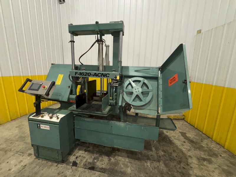 16" x 20" W.F. WELLS (NEW 2023) MODEL F-1620-A CNC AUTOMATIC HORIZONTAL BANDSAW W/ BUNDLING: STO