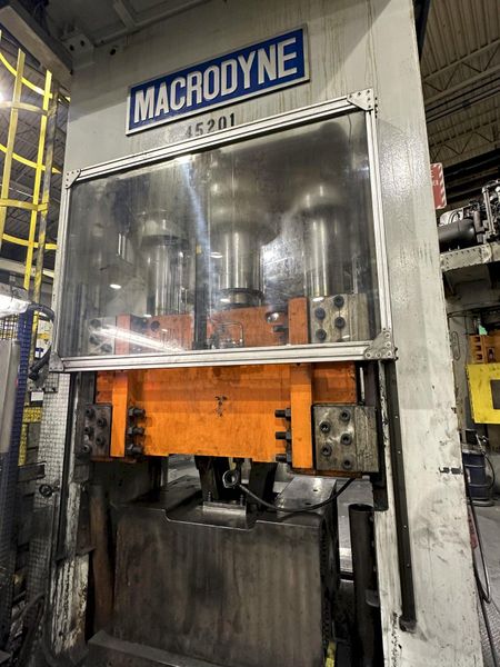 2013 - 800 TON MACRODYNE PRESS & BILLET HEATING INDUCTION SERVICES FORGING SYSTEM: STOCK #20205