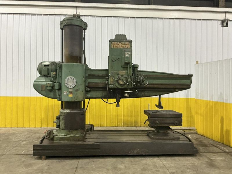 8' X 19" CINCINNATI BICKFORD MODEL #6E RADIAL DRILL: STOCK #18554