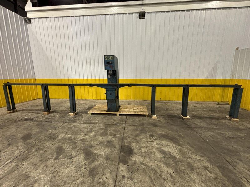 16 TON EITEL MODEL #RP-16 HYDRAULIC C-FRAME PRECISION STRAIGHTENING PRESS, 6" STROKE: YOBRO #234