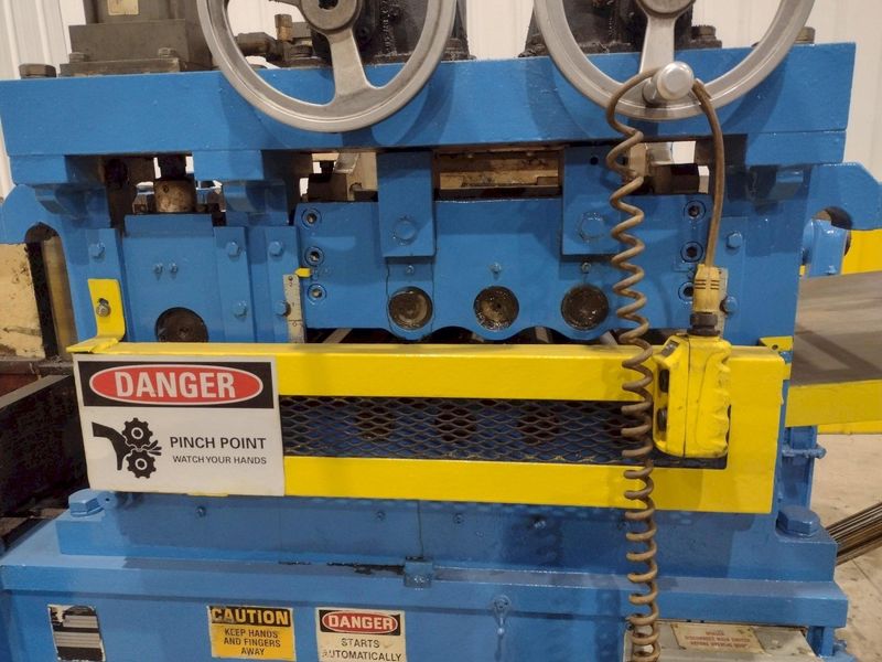 24" X 1/4" METFORM HIGH PRECISION BACKED UP COIL STRAIGHTENER STRIP LEVELER: STOCK #22424