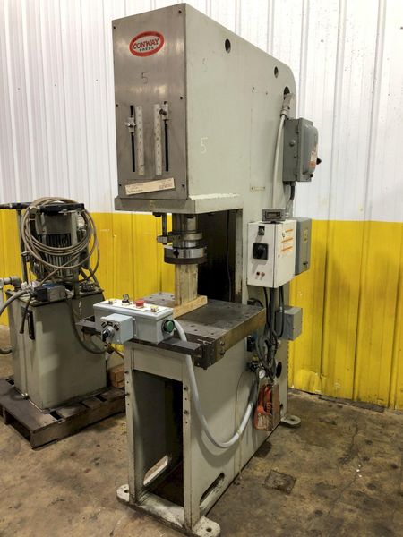 50 TON CONWAY MODEL B-50-BHD HYDRAULIC C FRAME PRESS: STOCK 17265