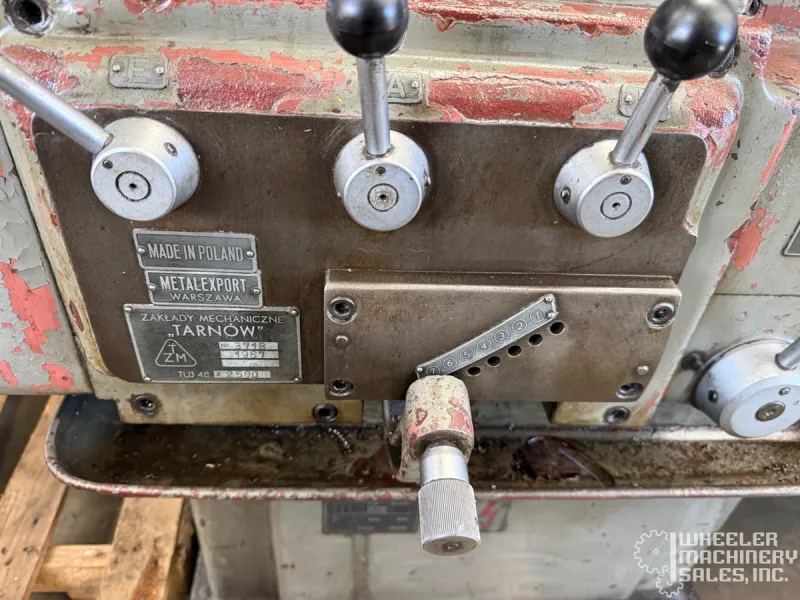 TARNOW TUJ 21" x 98"  Gap Bed Engine Lathe 2" Spindle Bore / Taper Attch. #8067