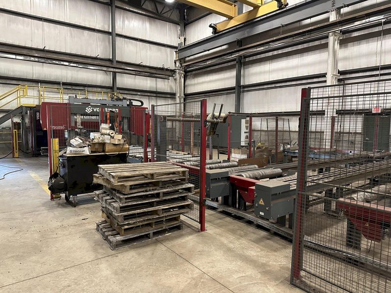 41" X 18" VOORTMAN BEAM LINE, VB1050 SAW,  V630DRILL & V808 PLASMA COPER ROBOT, NEW 2016: STOCK