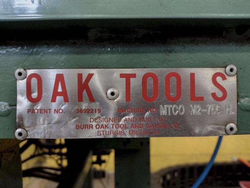 BURR OAK MODEL #VBHB RETURN TUBE BENDER & MODEL #MTCO STRAIGHTENER FEEDER: STOCK #15868
