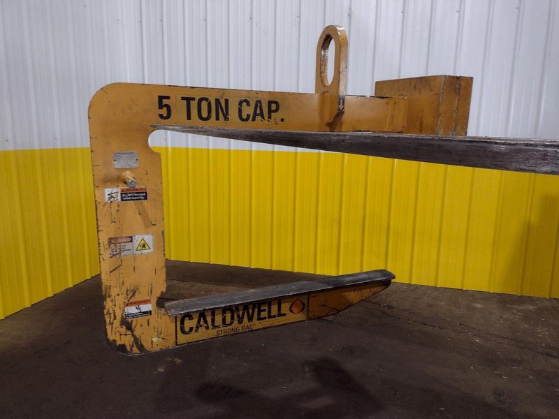 10,000 LB X 48" CALDWELL MODEL #82-5-48 C HOOK COIL LIFTER: STOCK #18875