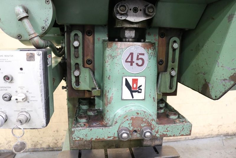 45 TON PRECISION INDUSTRIES (FEDERAL) OBI BACK GEARED PRESS: STOCK #71635