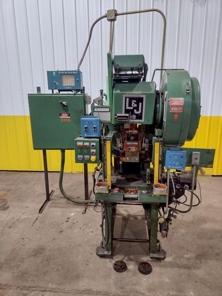 18 TON L&J OBI STAMPING PUNCH PRESS, 2" STROKE: STOCK #18263