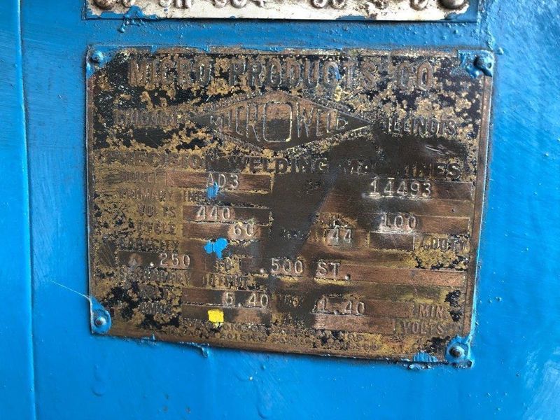 Micro Weld AD3 Butt Welder 0.250" -  0.500"