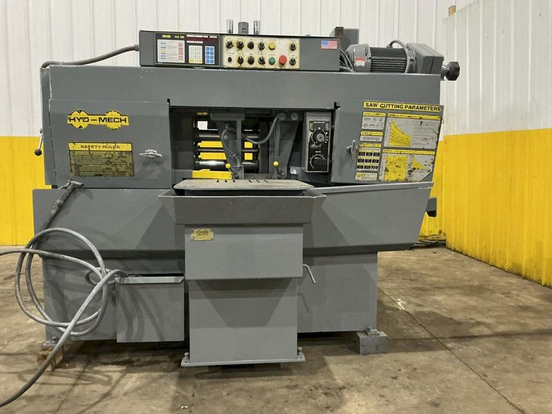 12" X 12" HYD-MECH MODEL #H-12A AUTOMATIC FEED HORIZONTAL SAW PLC-100 CONTROLS & NESTING: STOCK