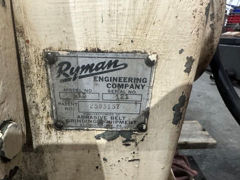 3" Ryman Model 513 Abrasive Roll Grinding  Lathe Attachment