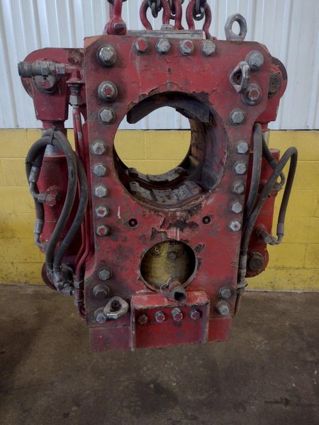 10" WEATHERFORD MODEL "SUT" PORTABLE PIPE HYDRDAULIC BREAK-OUT & BUCKING MACHINE: STOCK #18037