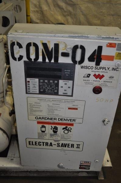 50 HP GARDNER DENVER ROTARY SCREW AIR COMPRESSOR