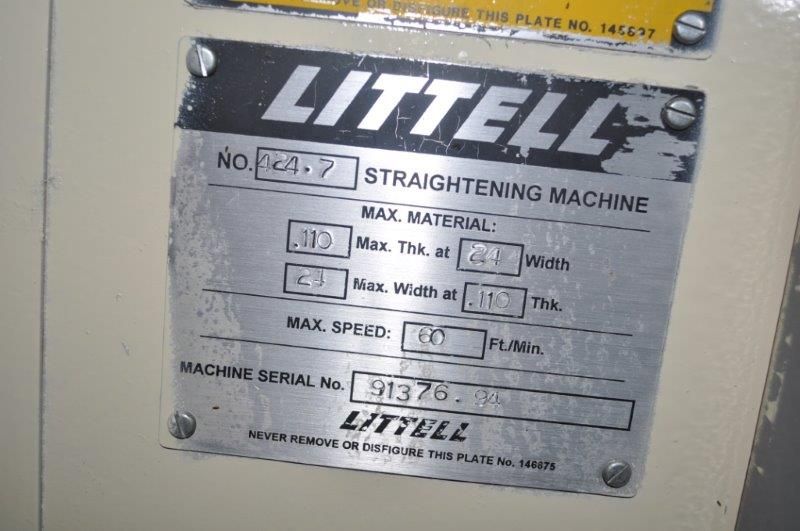 20,000 LB x 24" x .110" LITTELL SERVO FEED LINE