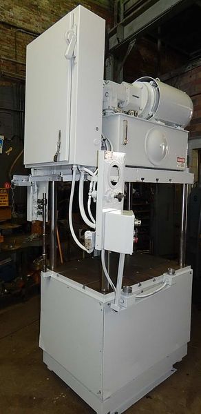 25 TON KEYSTONE 4 POST UP-ACTING HYDRAULIC TRIM PRESS