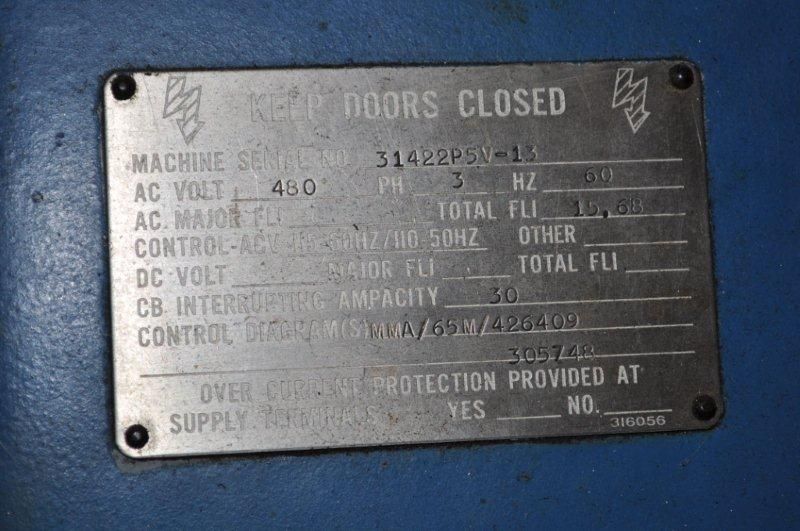 CINCINNATI UNVERSAL MILLING MACHINE CINOVA 80 205-12