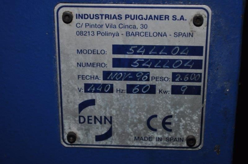 DENN CLL-350 BEADING AND TRIMMING MACHINE