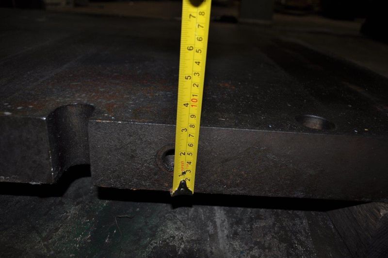72" X 48" x 3" Bolster Plate