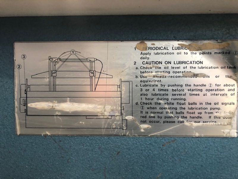 10' x 3/16" AMADA  MECHANICAL SHEAR
