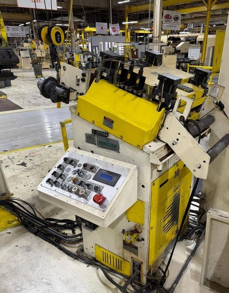 150-ton Minster "Piece-Maker" Back Geared Straight Side Press Model P2-150-60 For Sale, Year 199