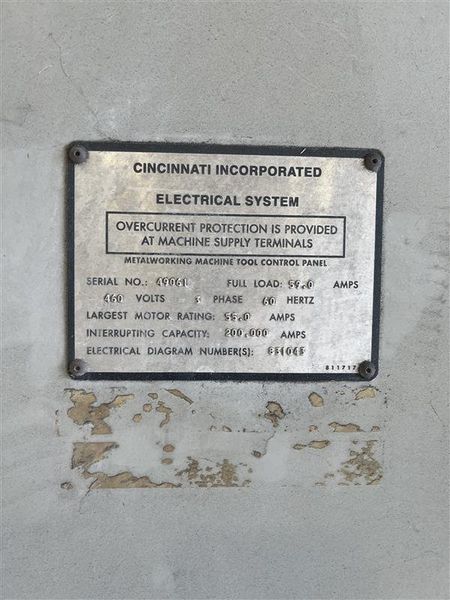 Cincinnati 500HS 1/2″ x 12′ Hydraulic Plate Shear