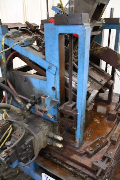 15 TON (EST) TISHKEN INCLINE HYDRAULIC CUTOFF PRESS:  STOCK #67389