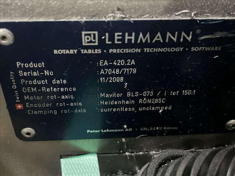 DMG Deckel Model 1035 4 Axis High Precision Vertical Machining Center