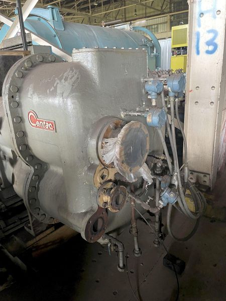 450 HP INGERSOLL RAND CENTAC CENTRIFUGAL AIR COMPRESSOR w/ BAY PROTECH MOTOR CONTROLS: STOCK #14