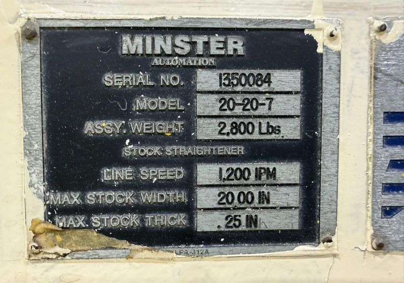 48" X .140" PERFECTO METAL STOCK STRAIGHTENER