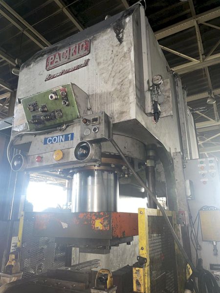 375 TON PACIFIC MODEL #375PF-II PRESSFORMER HYDRAULIC C-FRAME PRESS : STOCK #16259