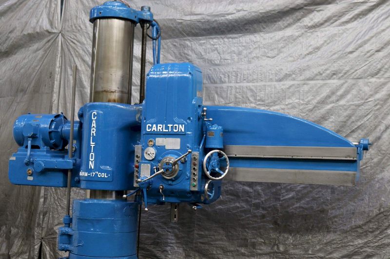 6' X 17" CARLTON RADIAL DRILL: STOCK #71032