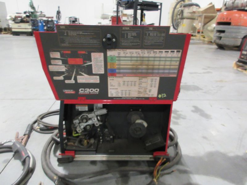Lincoln Electric Power Wave C300 multi-process power source with an integrated wire feeder- Auction Item