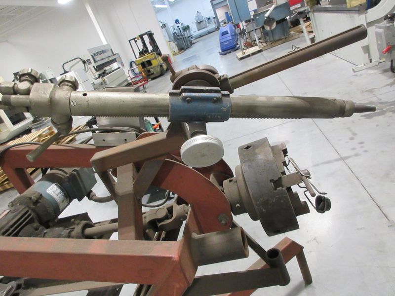 Motorized Rotary Oxy Acetylene Cutting Stand, with 9" 3-Jaw Chuck, Variable Speed Control, and Electric Motor Drive- Auction Item