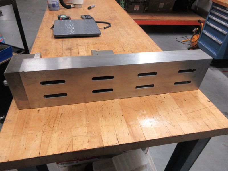 Quad-I.com Extended Travel 6" Machine Vise with Steel Hard Jaws, 21.5" Max Opening- Auction Item