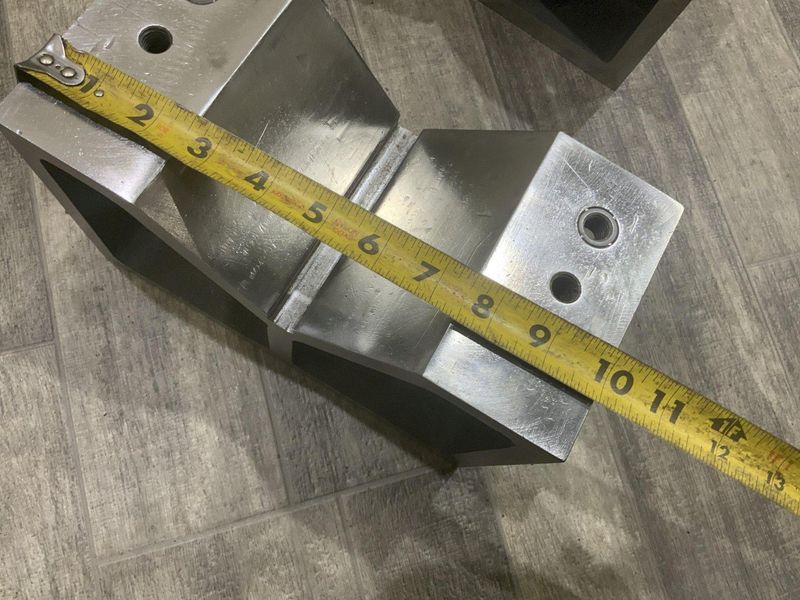 (4) 10" X 5" X 6.5" HIGH V-BLOCKS: STOCK #80026