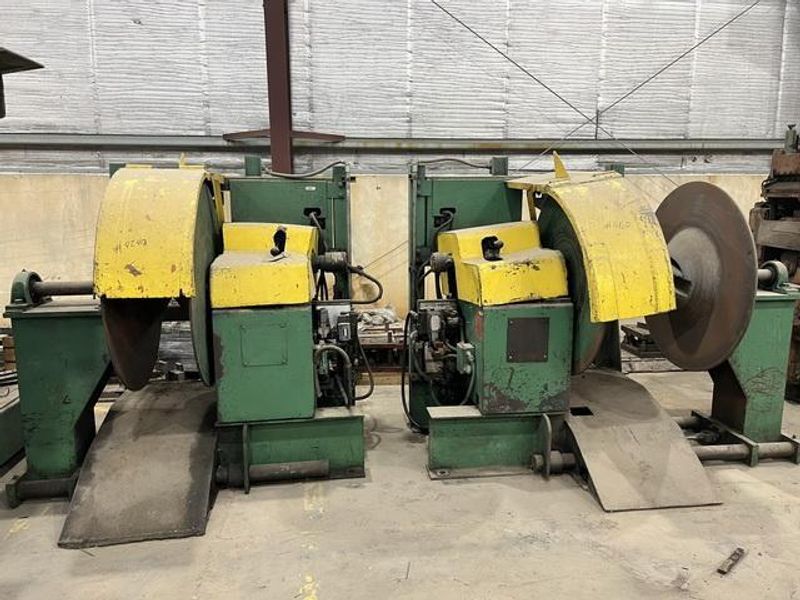 48" x .312" x 30,000# Loopco Slitting Line with 3 Heads and Banding Line Components