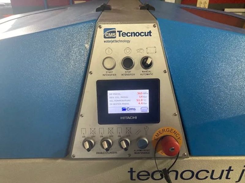 CMS Tecnocut Milestone S 5′ x 10′ 5 Axis CNC Waterjet (2022)