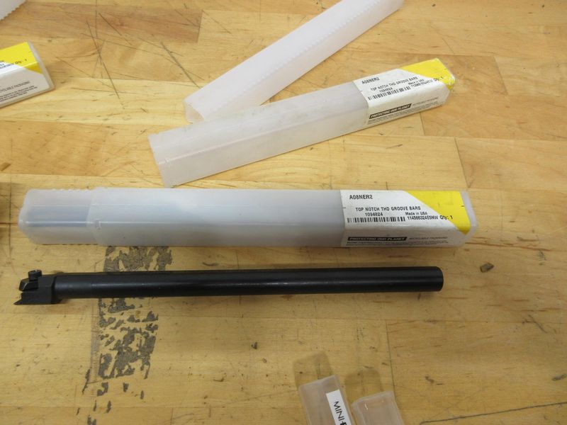 Kennametal & Sanvik & Thinbit Carbide and HSS inserted Boring Bars(19 pcs) Most New in Packages- Auction Item