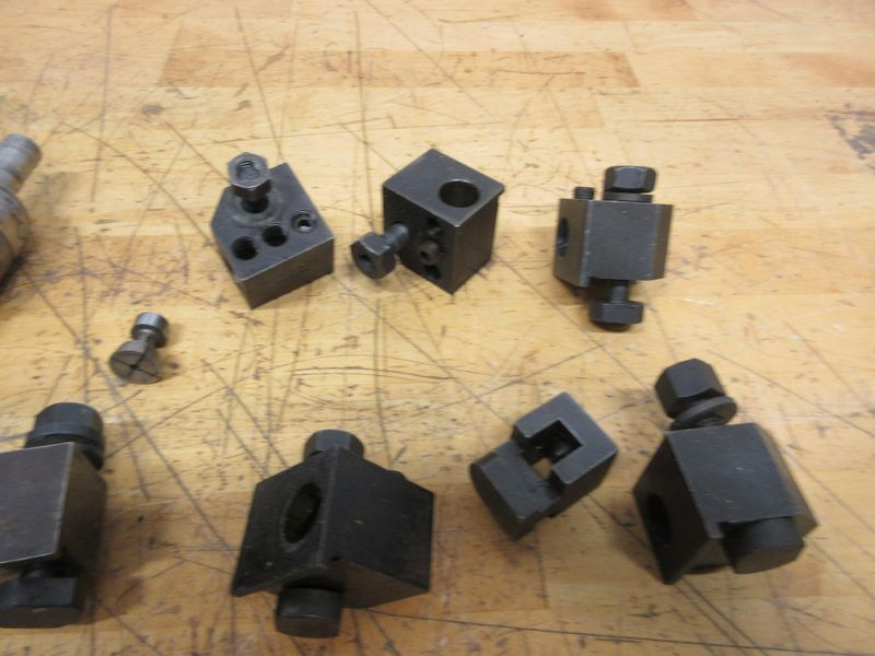 Hardinge Lathe Tool Holders(10) Including TT-5/8 Tapping Holder & Collet- Auction Item