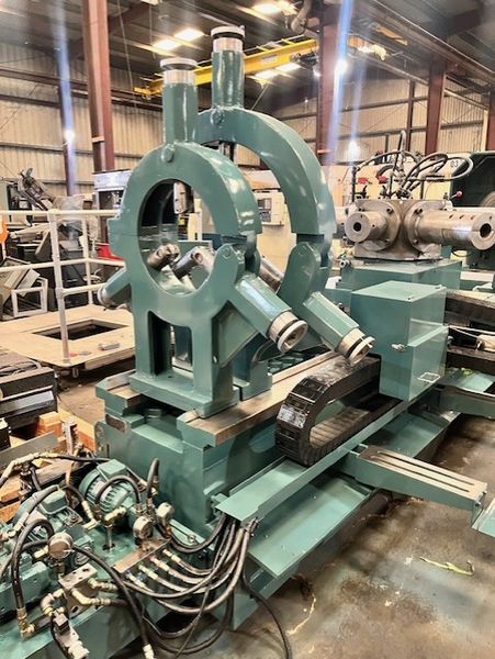 Vantage PB-50 50″ x 152″ Twin-Carriage Engine Lathe, 9″ Spindle Bore