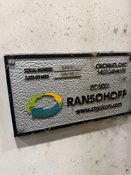 2016 Ransohoff Leanveyor 36" Wide Inline parts washer Stainless Steel