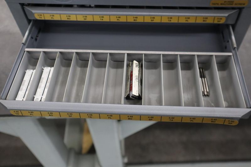 Huot Drill Index, Taps - 5 Drawer- Auction Item