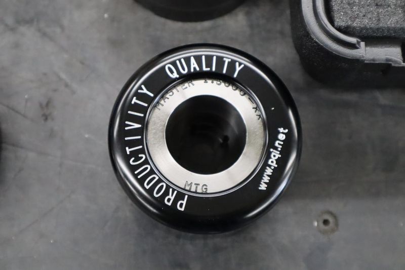 PQi Quality Master Setting Ring Gages, Magnetic Backs, 1" and 1.5" with CT40 Taper .5" Test Holder- Auction Item
