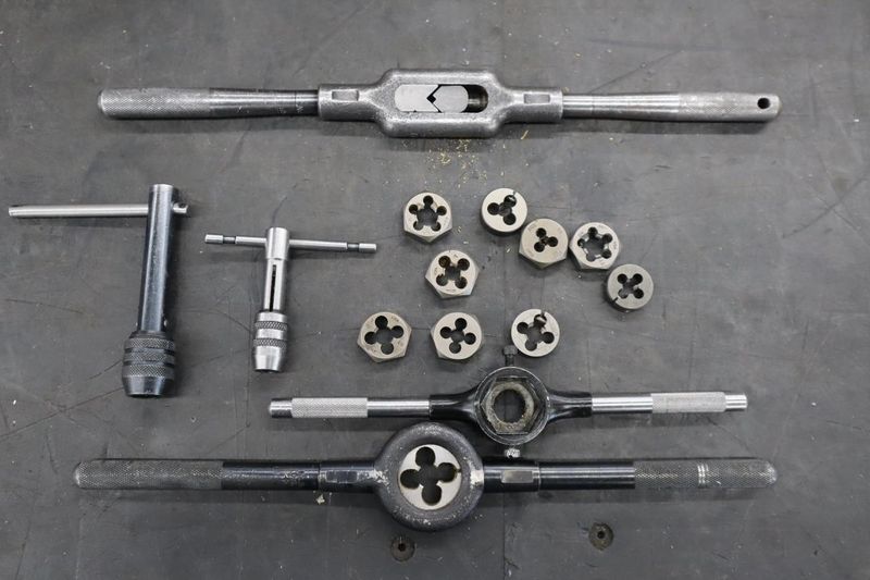 Hand Die Set with Wrench and Dies- Auction Item