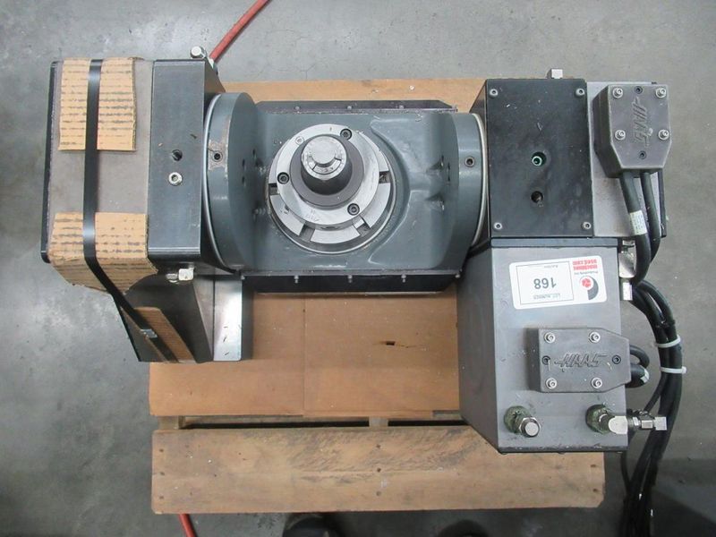 Haas TR-160Y CNC 2-Axis Programmable Trunnion Table, Sigma 5 Brushless Drives, 6" Platen, Ca bles and Connectors, Air Line- Auction Item