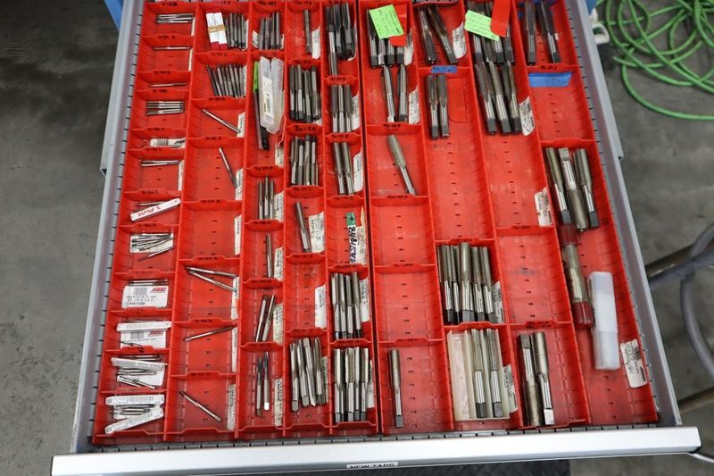 Lista HD Tool Cabinet - 11 Drawer - LOADED with Cutting Tools - A LOT OF CARBIDE- Auction Item