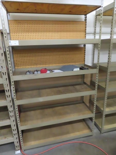 Adjustable Steel Shelving (9)- Auction Item