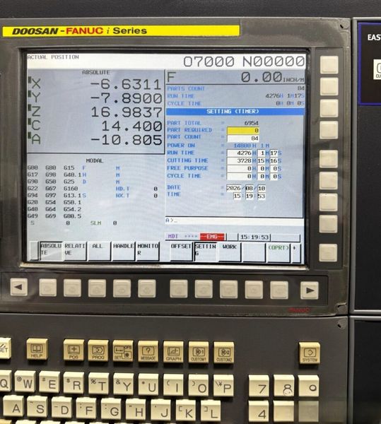 Doosan DNM 200/5AX CNC 5-Axis Vertical Machining Center (2017)