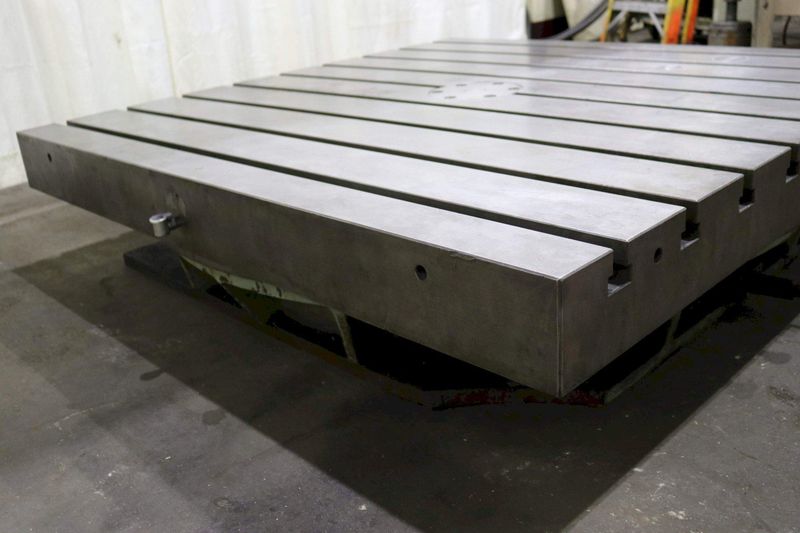 59" X 59"  SHIBAURA T-SLOTTED ROTARY TABLE: STOCK #72371